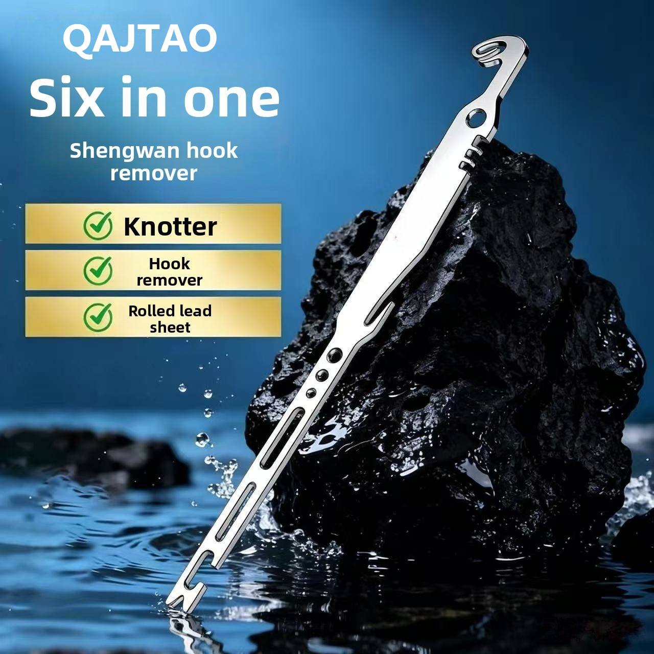 Fishing Hook Sharpener - QAJTAO 4 buah alat pelepas kail