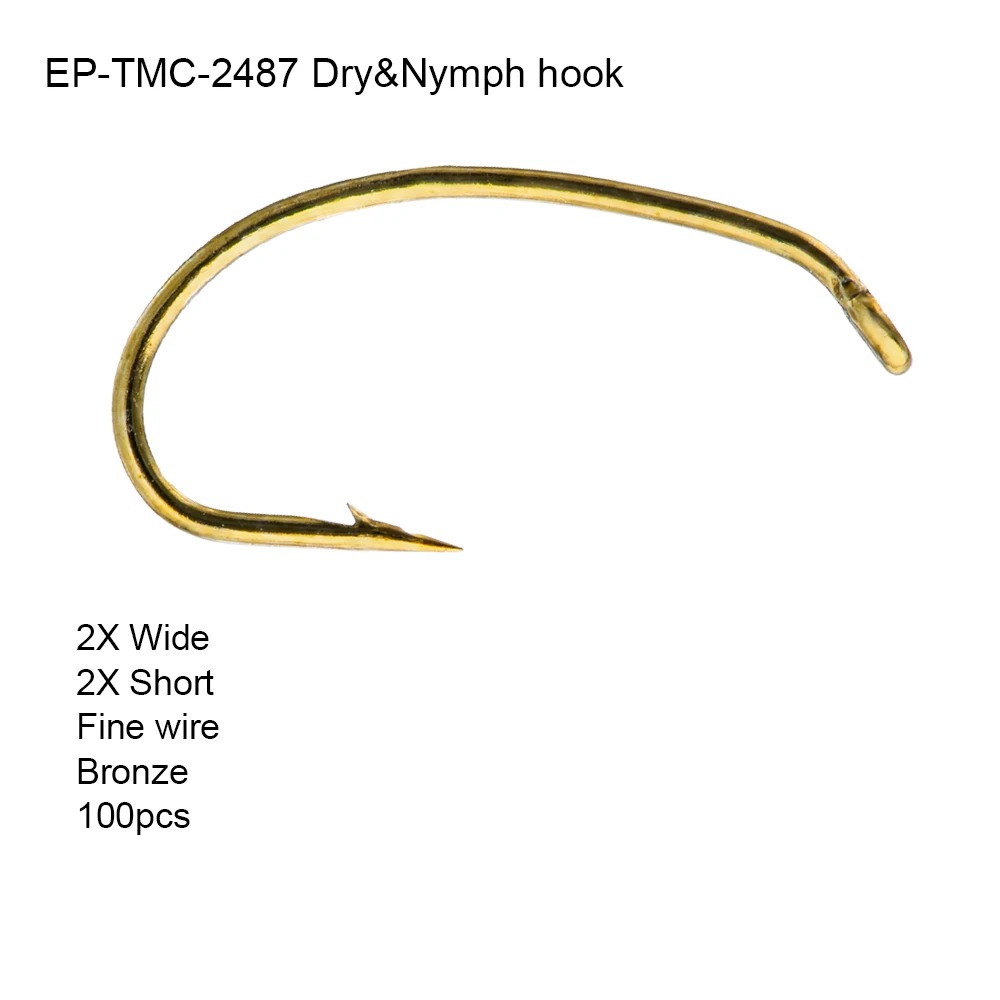 Eupheng 100pcs EP-TMC2487 Mata - Fishing Hook Barbless ulasan dan harga