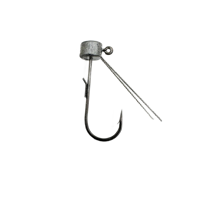 10 buah * pancing bentuk jamur - Fishing Hook Offset ulasan dan harga