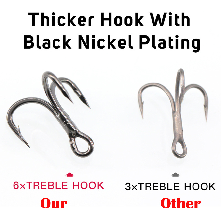 Pancing Kait Treble 6X Kuat Ba - Fishing Hook Assortment ulasan dan harga